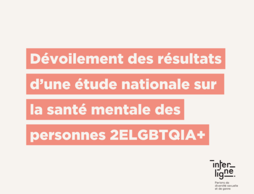 Sondage Léger sur la santé mentale auprès des personnes 2ELGBTQIA+